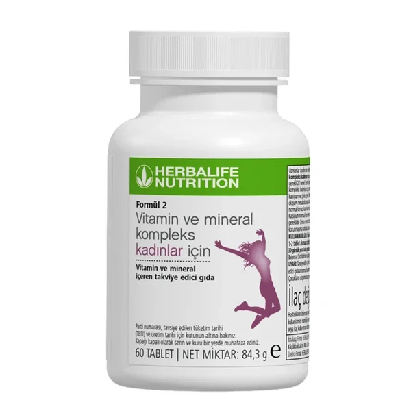 Herbalife Formula 2 vitamin & Mineral Complex Women 60 tablets